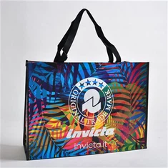 Ekologiškas PP austas pirkinių krepšys